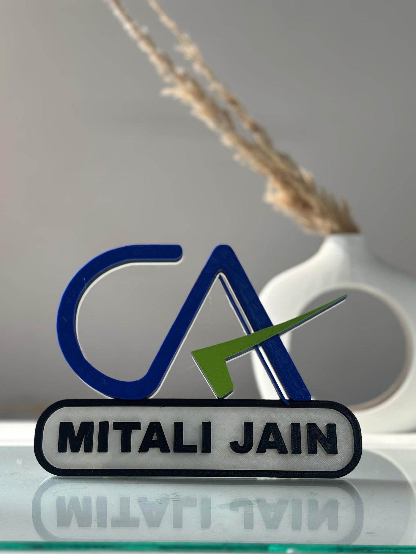 CA Desk Name Plate