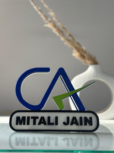 CA Desk Name Plate
