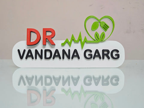 Dietician or Nutritionist Desk Name Plate