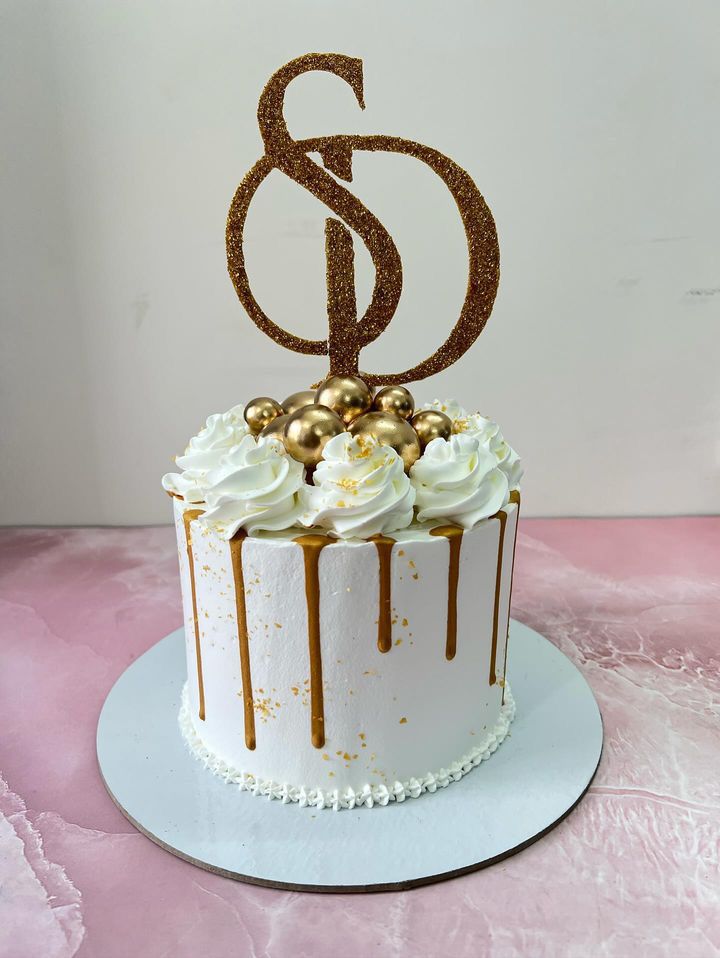 Initials Option 2 Cake Toppers