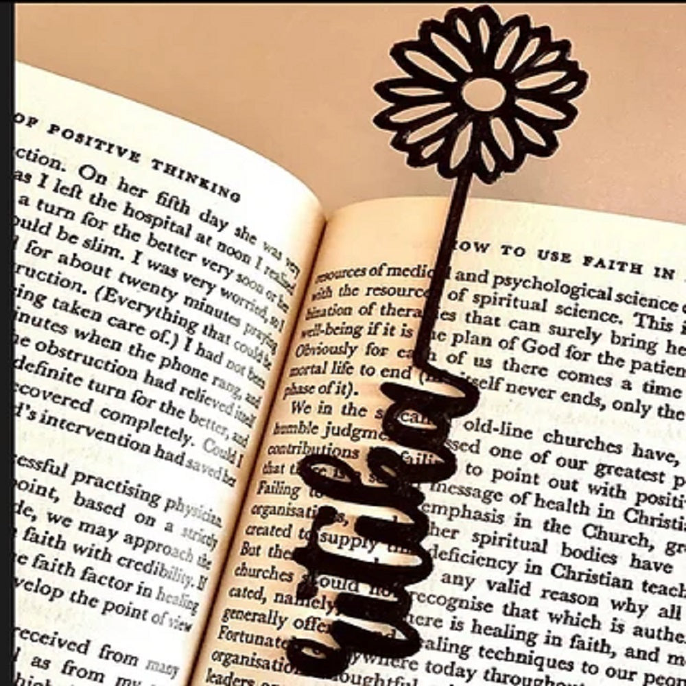 Flower Name Bookmark